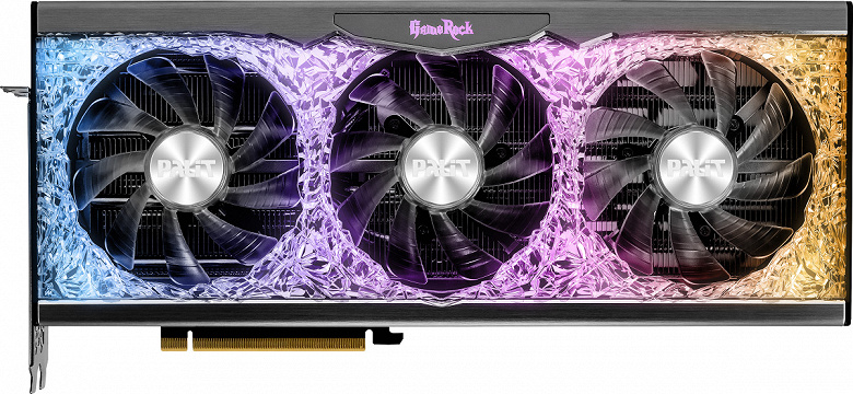 Представлены графические карты Palit GeForce RTX 3090 Ti серии GameRock