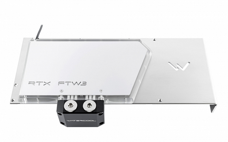 WaterCool представляет активную заднюю панель Heatkiller eBC для видеокарт EVGA GA102 FTW3