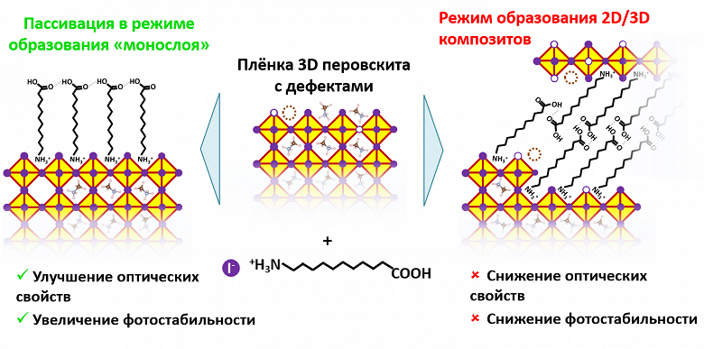 MSU specialists have found a way to improve the photochemical stability of materials for thin-film solar cells