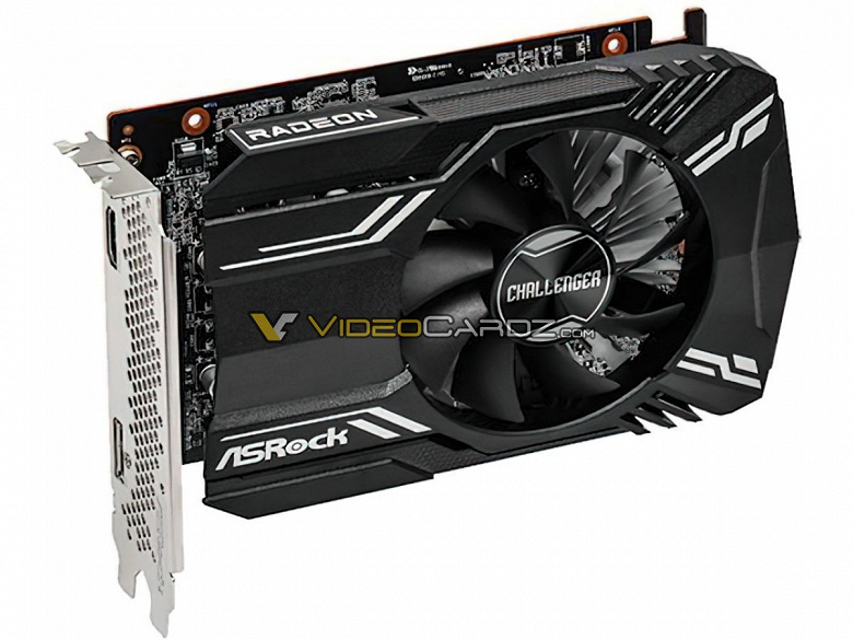 ASRock готовит видеокарту Radeon RX 6400 Challenger ITX, которая не требует дополнительного питания