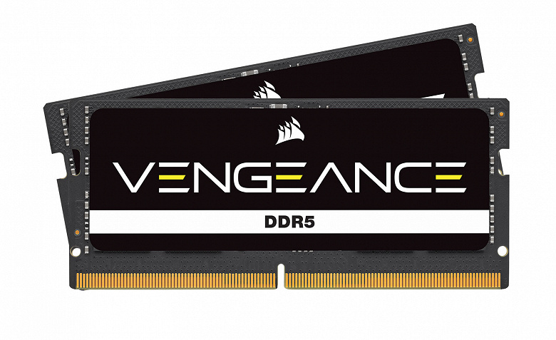 Серию Corsair Vengeance пополнил набор модулей памяти SO-DIMM DDR5-4800 суммарным объёмом 64 ГБ