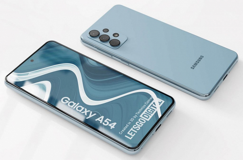 Как будет выглядеть один из самых популярных смартфонов Samsung 2023 года? Концептуальные рендеры Galaxy A54