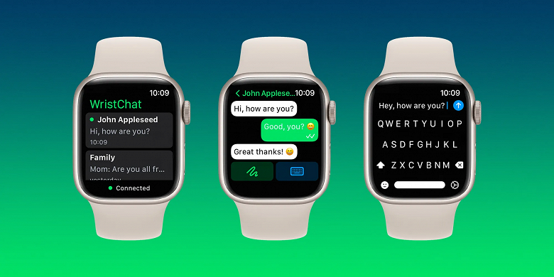 WhatsApp наконец появился на Apple Watch при помощи приложения WristChat