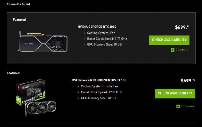 GeForce RTX 3060 за 330 долларов и RTX 3080 за 700 долларов. Nvidia говорит, что теперь видеокарты будут доступны по рекомендованным ценам