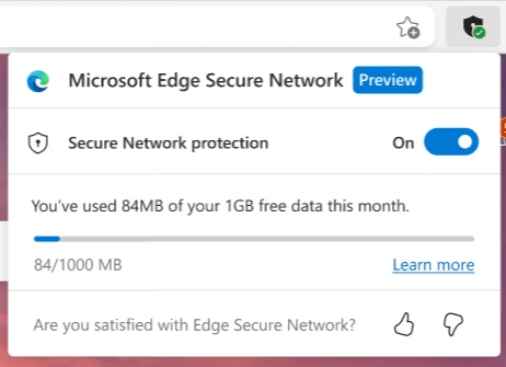 Microsoft Edge скоро получит встроенный бесплатный VPN