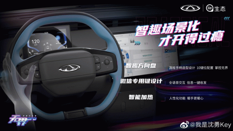 Two screens, range 408 km, power 95 hp and SoC Qualcomm 6155 for $13,880. Chery QQ Wujie Pro compact electric car prices announced