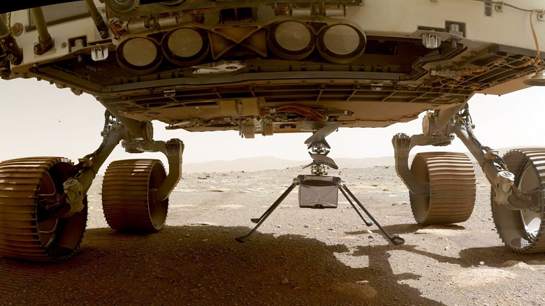 НАСА опубликовало видео рекордного полёта Ingenuity на Марсе