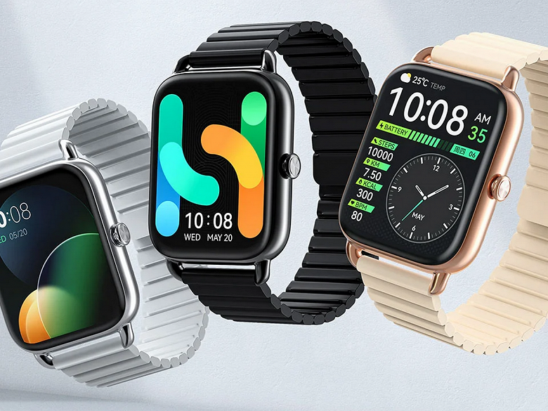 Большой экран, IP68, 100 режимов, SpO2, измерение давления и температуры. Представлены умные часы Haylou RS4 Plus