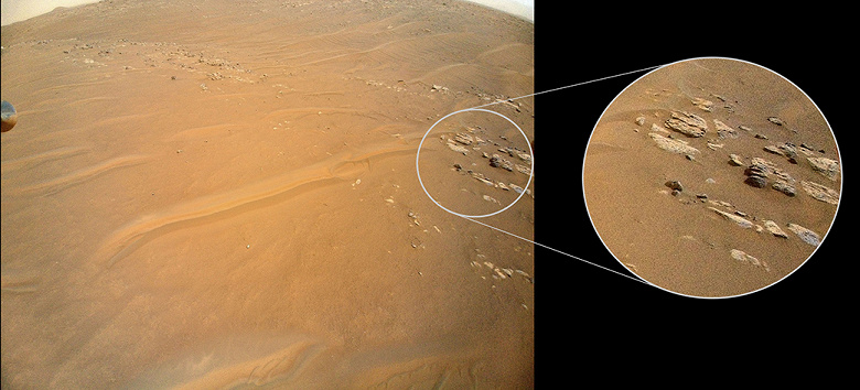 Марсианский вертолёт совершил на Красной планете рекордный полёт и прислал фото Fortun Ridge