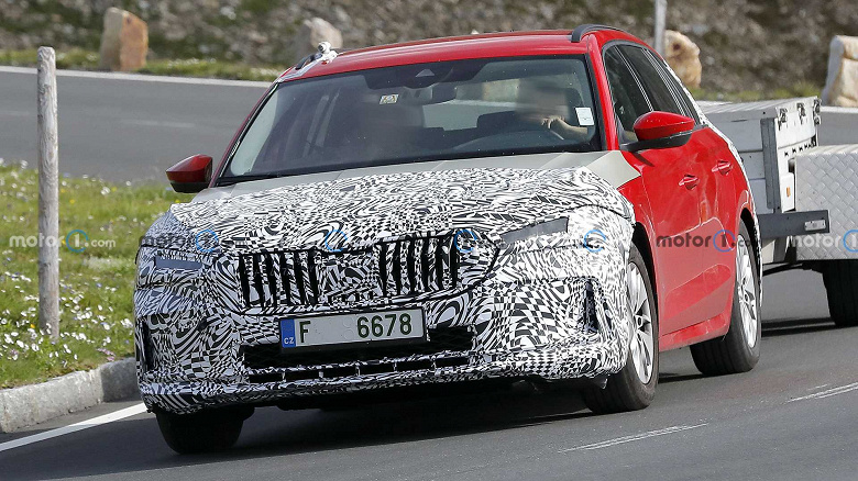 All-new Skoda Octavia 2024 photographed for the first time on tests