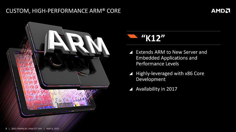 AMD «по глупости» отменила процессоры K12 на основе Arm. Джим Келлер рассказал, что компания отказалась от проекта вскоре после его ухода