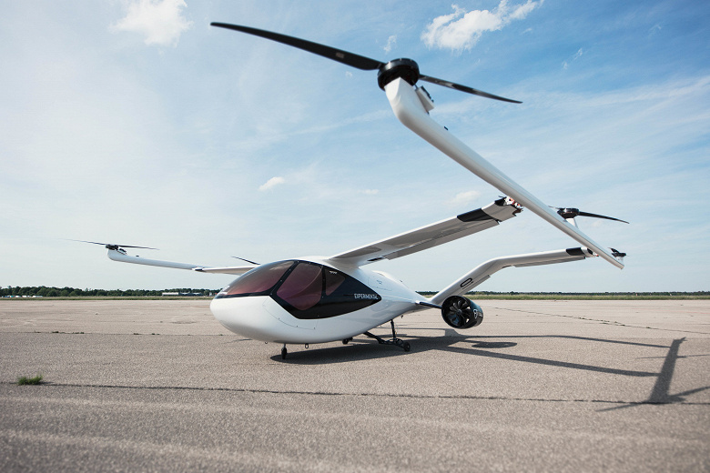 Новый электросамолёт с вертикальным взлётом Volocopter успешно поднялся в воздух