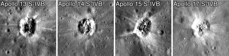 Неизвестный искусственный объект столкнулся с Луной, образовав двойной кратер. NASA сделало фото последствий столкновения 