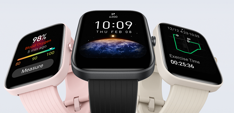 SpO2, GPS, водозащита и две недели автономно. Новые самые дешёвые умные часы Amazfit прибывают в Россию