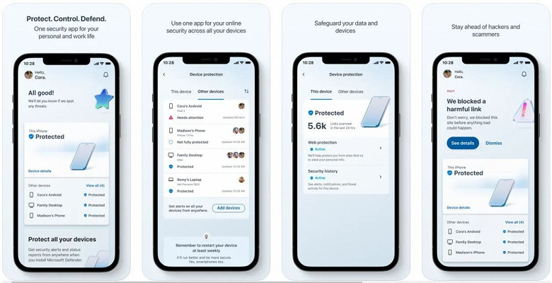 Приложение Microsoft Defender вышло на macOS и iOS