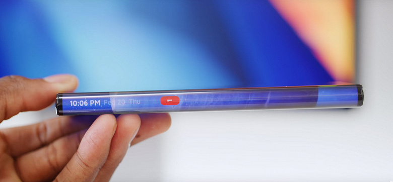 Samsung повторяет за Xiaomi: смартфон с опоясывающим экраном в духе Xiaomi Mi Mix Alpha показали на первых изображениях