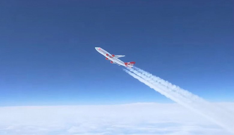 Virgin Orbit успешно запустила ракету LauncherOne с семью исследовательскими спутниками NASA при помощи самолета-носителя Boeing 747 Cosmic Girl