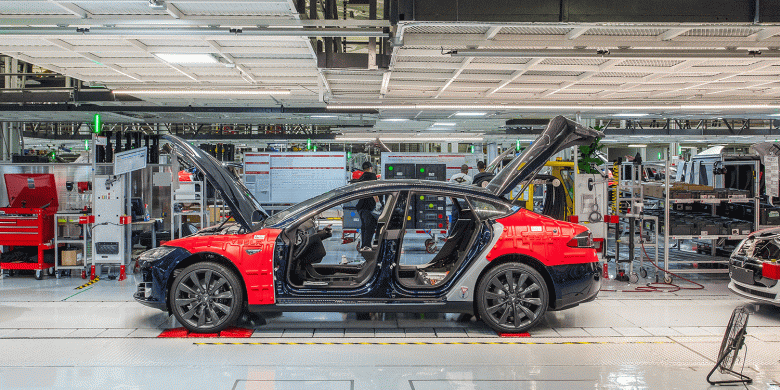 Завод Tesla Fremont выпустил 2-миллионный электромобиль