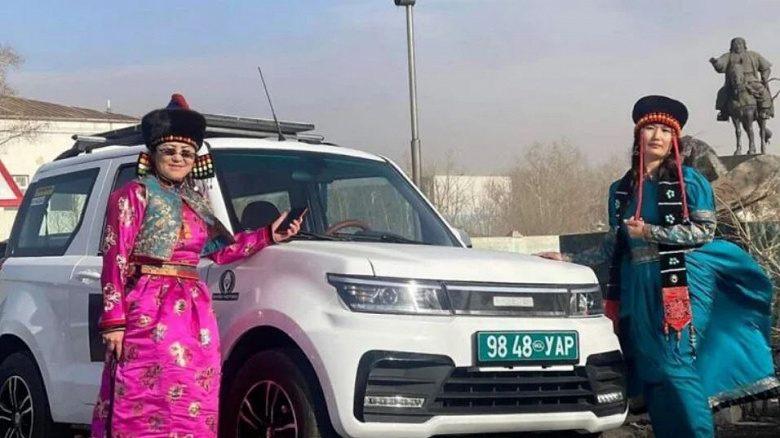 В Монголии появился собственный электромобиль