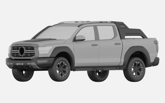 A brutal flagship pickup truck based on the Tank 600 will be released in Russia, competing with the Ford F-150