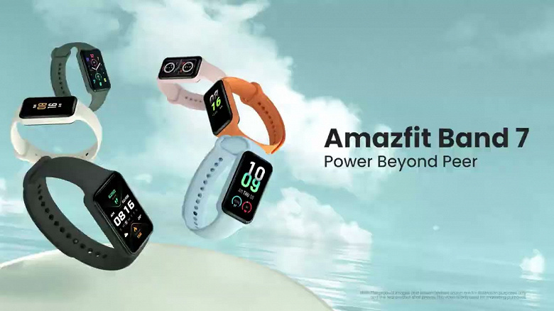 Представлен умный браслет Amazfit Band 7, и это не совсем конкурент Xiaomi Band 7 Pro
