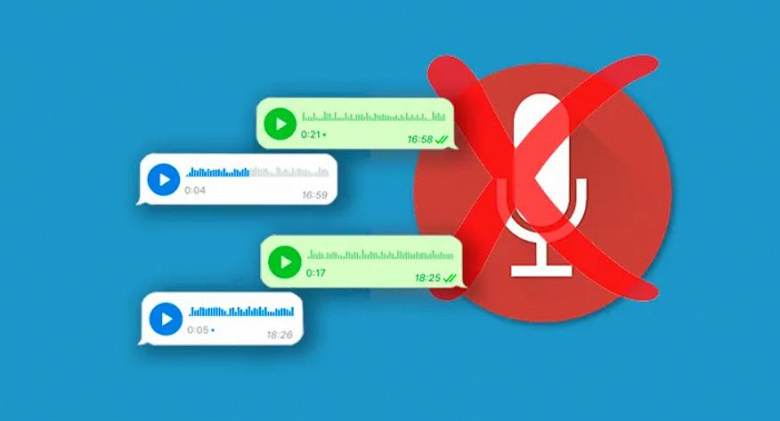 Больше никаких голосовых. В бета-версии мессенджера Telegram появилась функция запрета голосовых сообщений