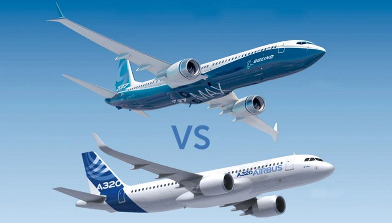 Boeing проигрывает Airbus битву за китайский рынок. Европейский концерн поставит в Поднебесную 292 самолета, в то время как 150 самолетов Boeing для Китая пылятся на земле