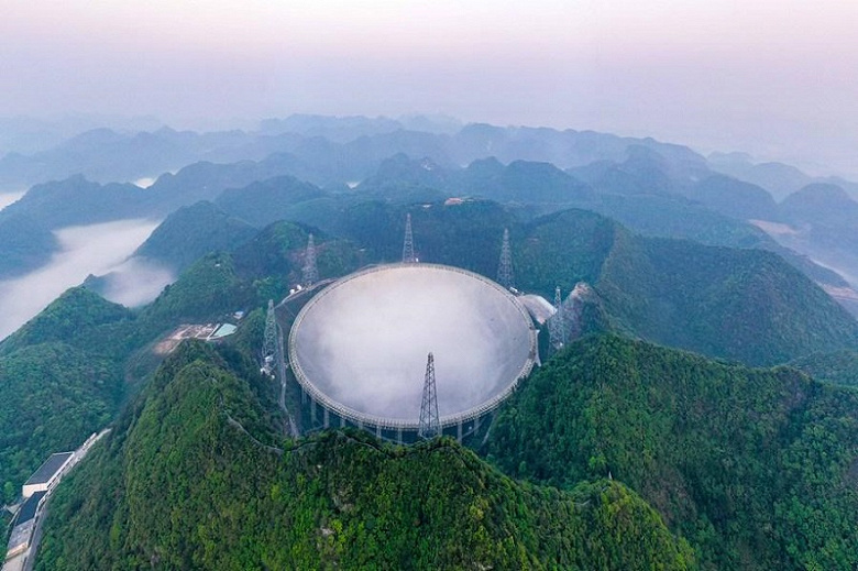 Крупнейший радиотелескоп FAST позволил китайским учёным обнаружить более 660 новых нейтронных звёзд