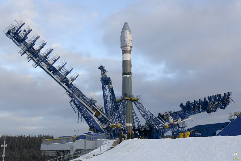 C космодрома Плесецк стартовала ракета «Союз-2.1в» с военным спутником