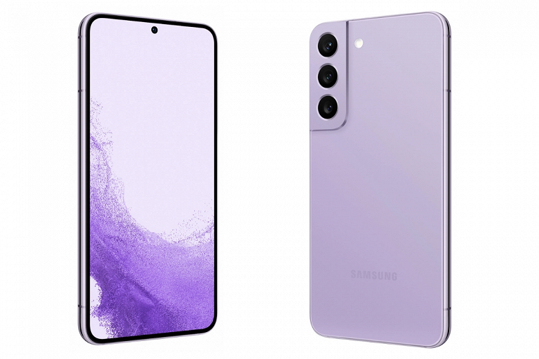 Фиолетовая версия Samsung Galaxy S22 поступает в продажу в Китае