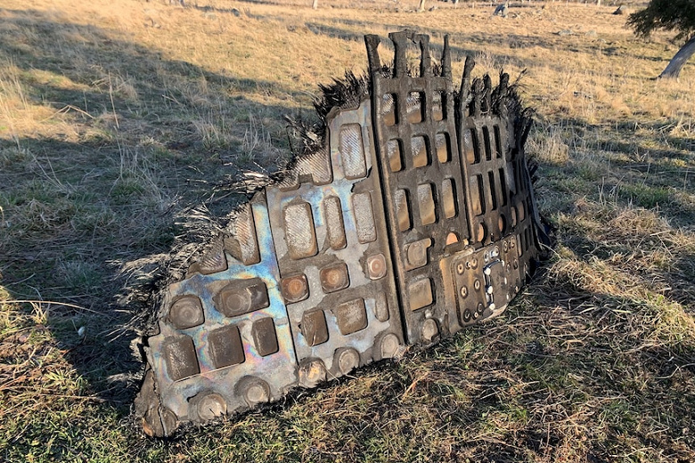 SpaceX rocket wreckage found in Australian sheep pen