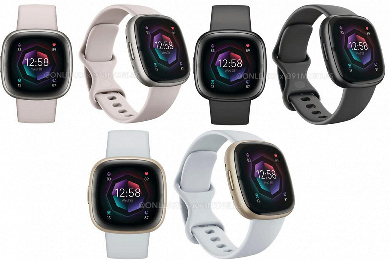 Новая линейка умных браслетов и часов Fitbit: надёжный источник показал Fitbit Sense 2, Inspire 3 и Versa 4