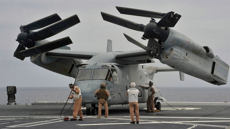 США приземлили все V-22 Osprey. Это единственные в мире серийно выпускаемые конвертопланы