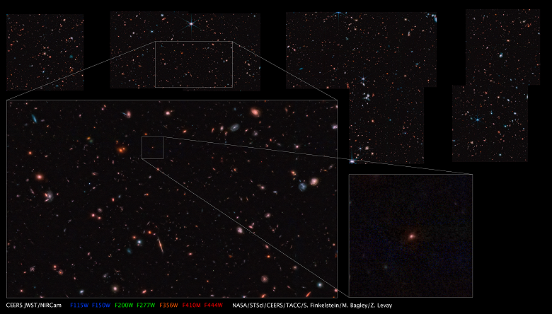 Самое большое из когда-либо полученных изображений множества галактик. Телескоп «Джеймс Уэбб» оправдывает вложения