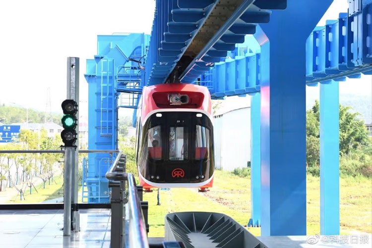 Китай запустил первый в мире «небесный поезд» на неодимовых магнитах