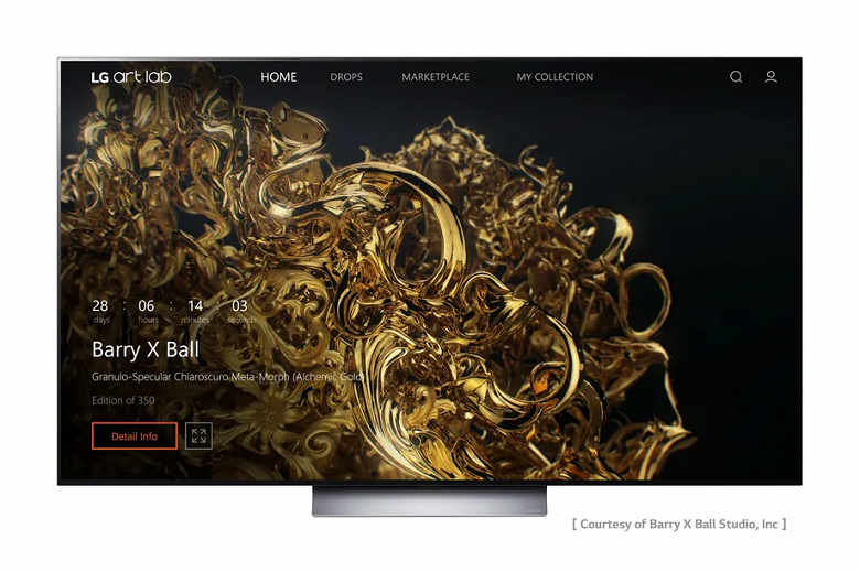 "Kaufen, verkaufen und genießen Sie hochwertige digitale Kunst": NFT-Unterstützung auf LG Smart TVs