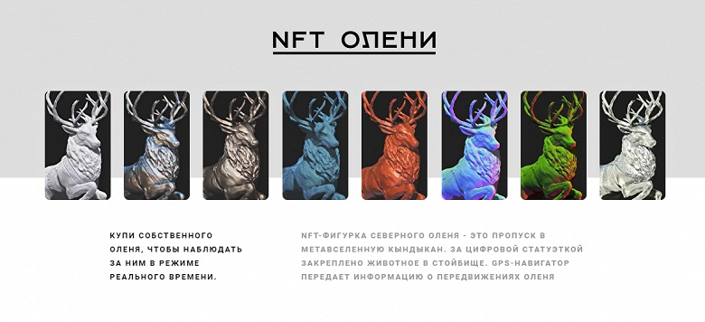 Якутия представила первую NFT-коллекцию оленей