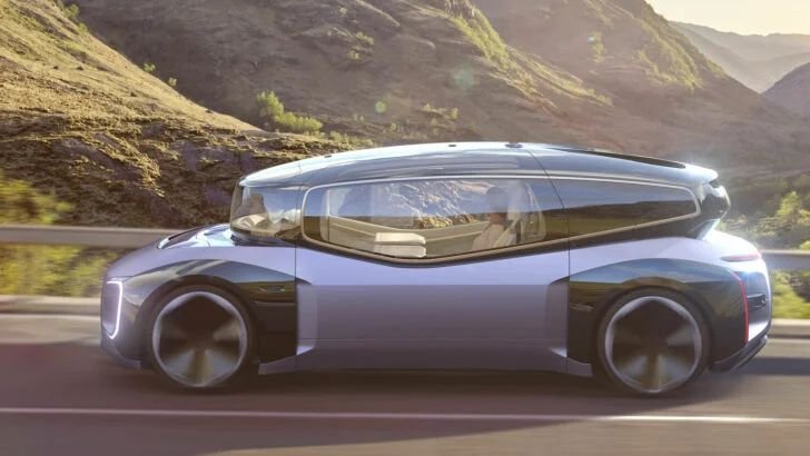 Volkswagen показала концепт футуристичного беспилотного электромобиля для путешествий