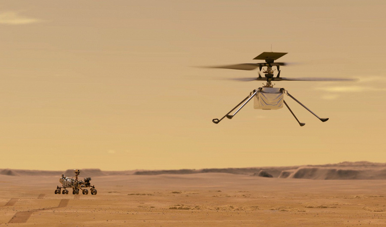 Марсианский вертолёт Ingenuity вернулся к полётам после двухмесячного простоя
