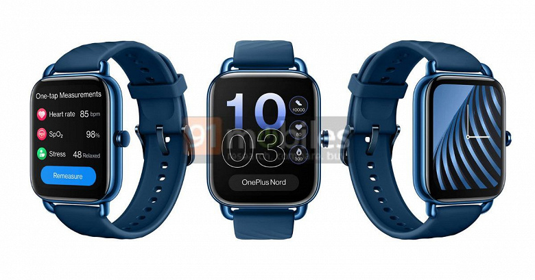 Экран AMOLED 1,78 дюйма, 105 режимов тренировок, до 10 дней автономности. Подробности и рендеры умных часов OnePlus Nord Watch