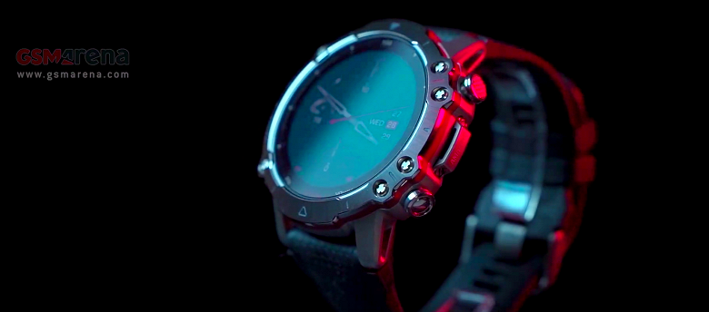 Защищённые и премиальные умные часы Amazfit Falcon засветились на видео