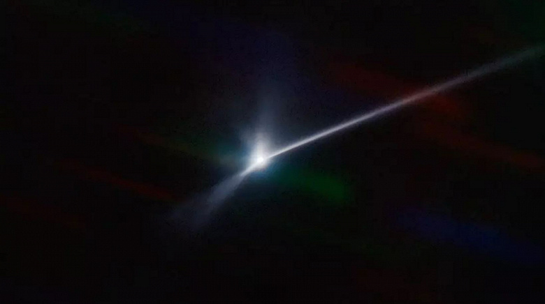 У астероида Диморф образовался шлейф в 10 тысяч километров после того, как его протаранил зонд NASA