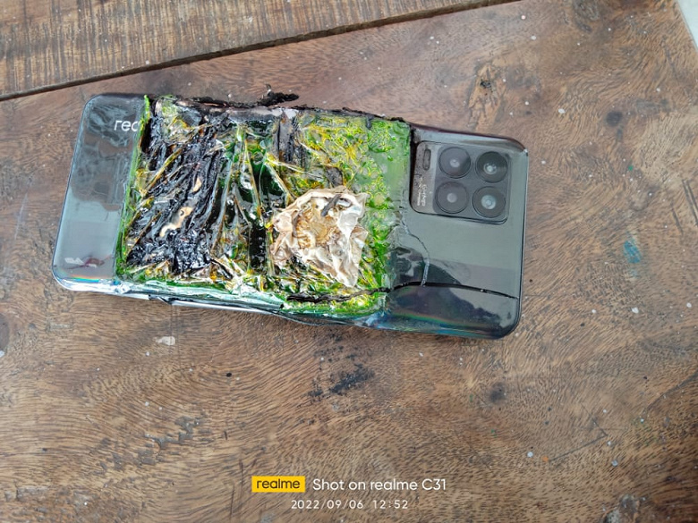 Взрываются не только Xiaomi и OnePlus. Пользователь рассказал, как взорвался его Realme 8, но в Realme говорят, что человек сам во всём виноват
