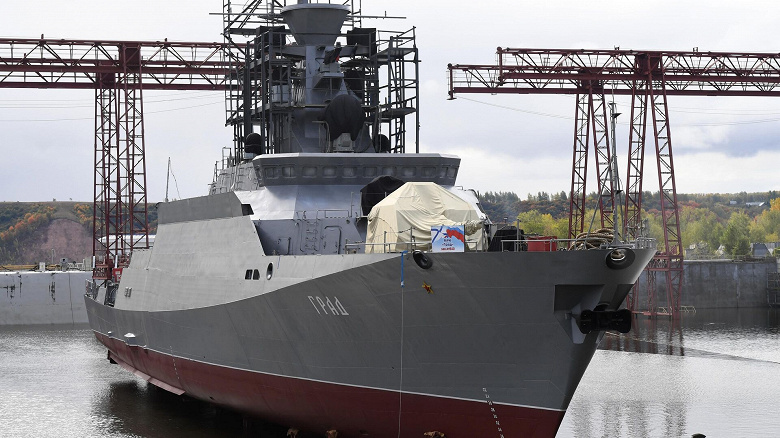 Начались испытания новейшего ракетного корабля «Град» с «Калибрами»