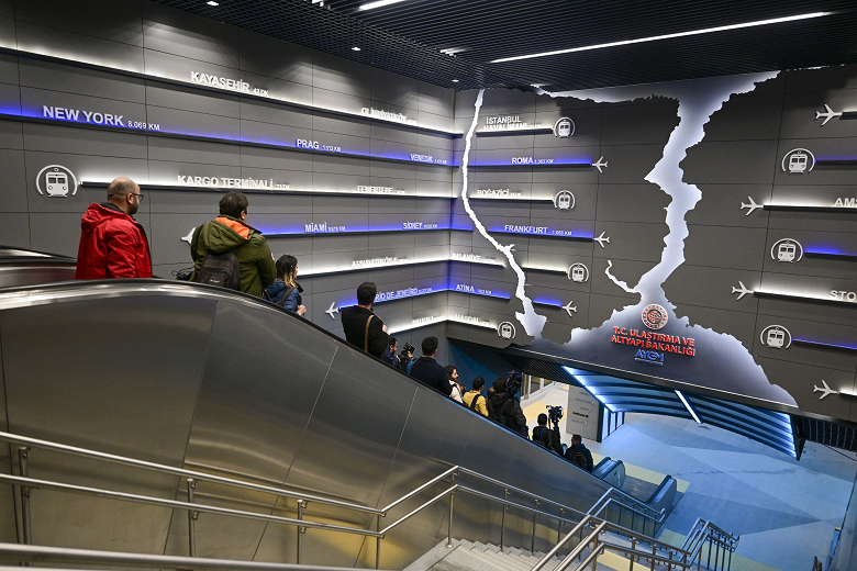 В Стамбуле запустили самое быстрое в Европе метро в аэропорт