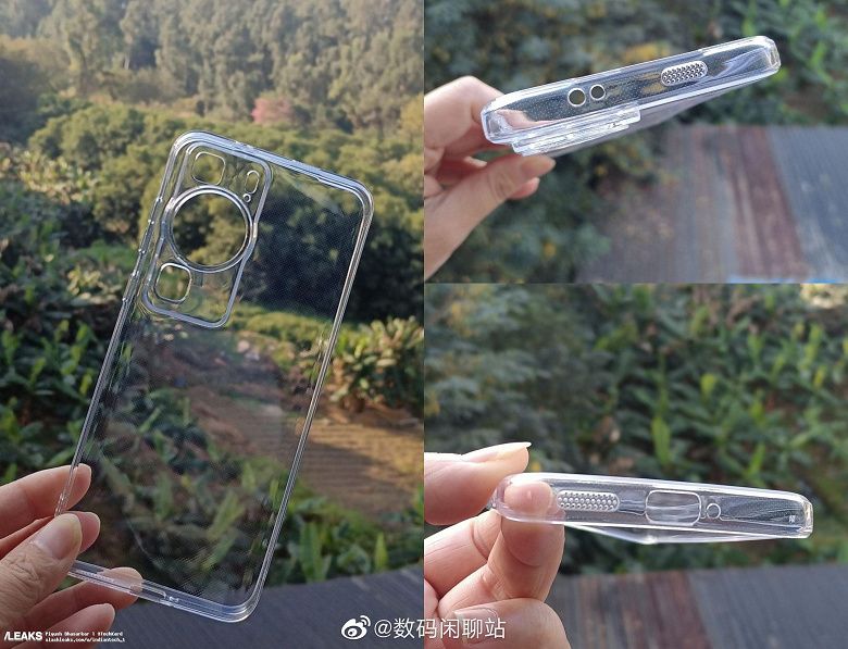 Появились фотографии защитного чехла Huawei P60 со всех сторон