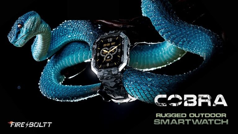 Брутальные защищённые умные часы всего за 43 доллара. Представлена модель Fire-Boltt Cobra 