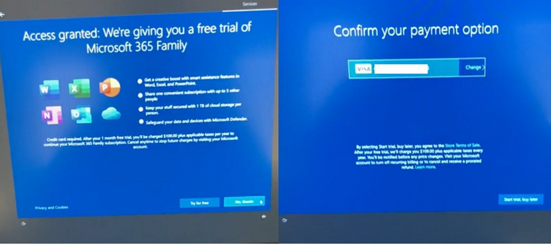 Просто «перепутали кнопки»: сбой Windows вынуждает пользователей покупать Microsoft 365