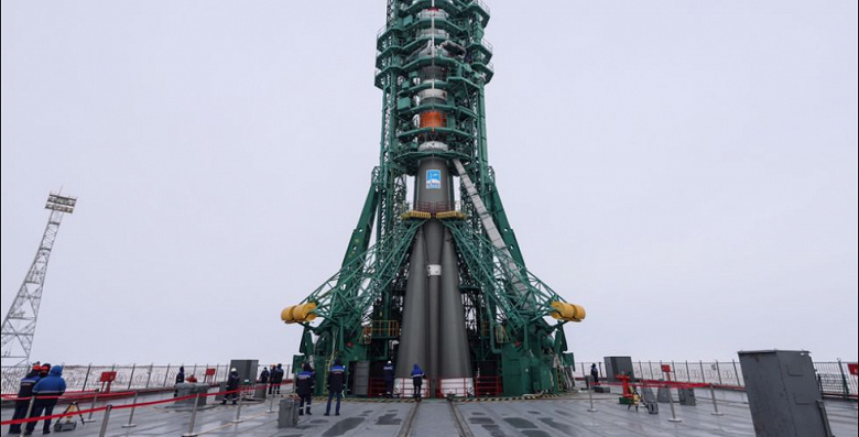 Утро на Байконуре: ракета &laquo;Союз-2.1а&raquo; с кораблём &laquo;Союз МС-23&raquo; уже на старте