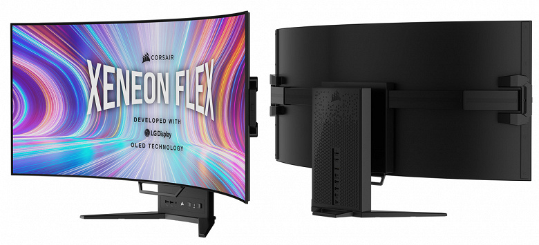 Сгибаемый 45-дюймовый OLED-монитор Corsair Xeneon Flex поступил в продажу